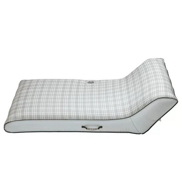 Layered Plaid Inflatable Pool Lounger Float - Hearth & Hand with Magnolia - Picture 3 of 7